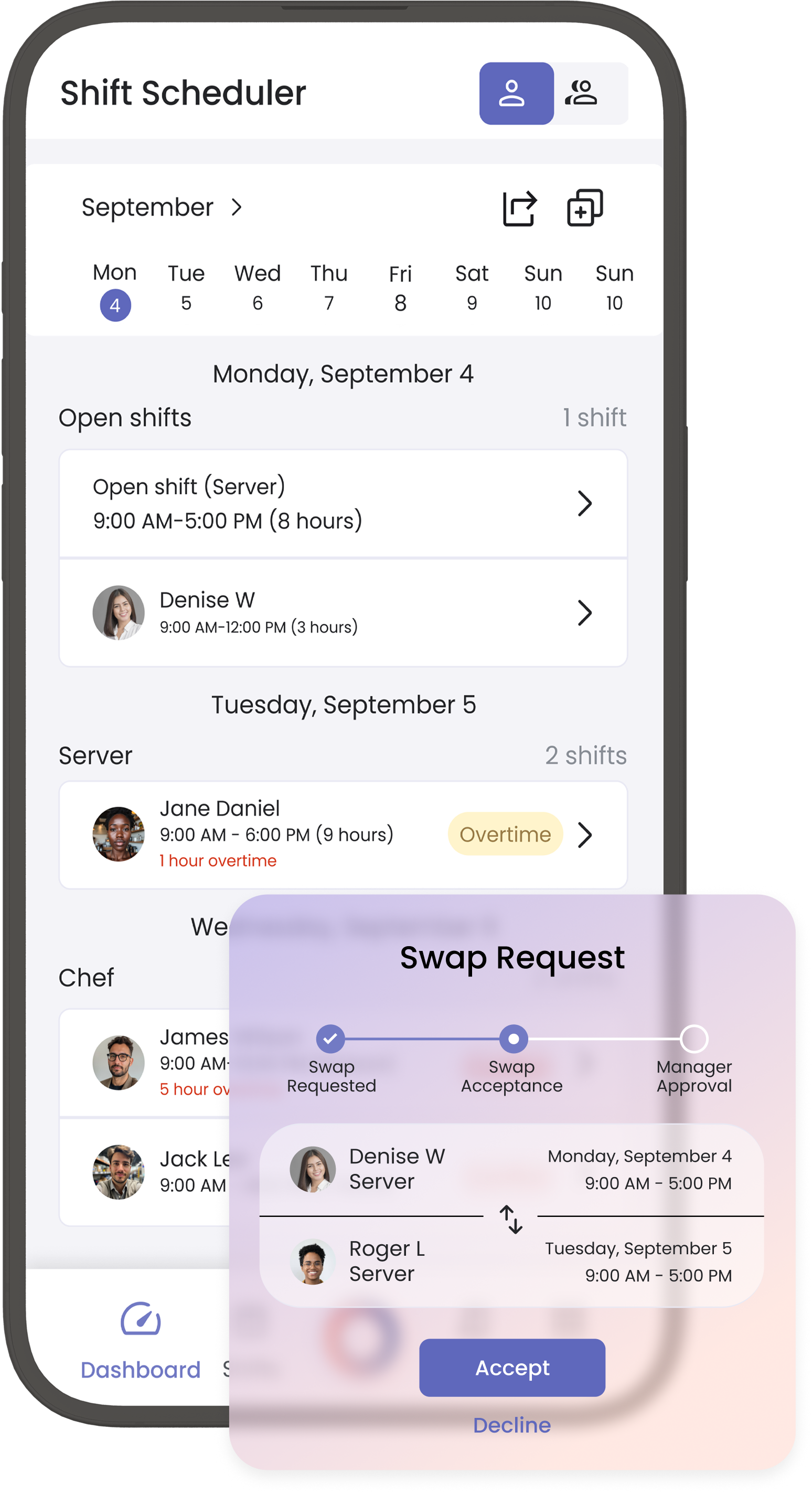 Mobile view